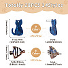 28Pcs 14 Styles Opaque Acrylic Pendants SACR-TA0001-11-13