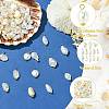 65Pcs 13 Styles ABS Plastic Imitation Pearl Pendants PALLOY-CJ00169-3