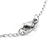 Non-Tarnish 202 Stainless Steel Rosary Bead Necklaces LS-NJEW-D060-01D-GP-4