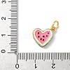 Brass Enamel Pendants KK-H523-01D-G-3