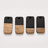Resin & Walnut Wood Pendants RESI-S384-008A-A05-1