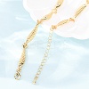 Women's Brass Necklaces NJEW-Z113-01G-3