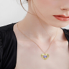 8Pcs 4 Colors Alloy Pendants FIND-LP0005-98-3
