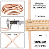 Flat Cowhide Leather Cord WL-GF0001-10A-01-2