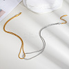 Stainless Steel Snake Chain Necklaces for Women NW5875-2-2