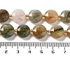 Natural Mixed Rutilated Quartz Beads Strands G-NH0004-008-5