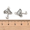 Tibetan Style Zinc Alloy Mushroom Pendants LS-X-TIBEP-R334-289AS-RS-3