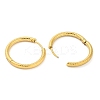 Ion Plating(IP) 304 Stainless Steel Twist Rope Huggie Hoop Earrings EJEW-G374-01F-G-2