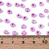 DIY Craft Beads 6/0 Ceylon Round Glass Seed Beads X-SEED-A011-4mm-150-3
