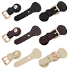 6 Sets 3 Colors PU Leather Sew on Purse Locks DIY-WR0003-63-1