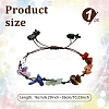 1Pc Natural & Synthetic Mixed Gemstone Braided Bead Bracelets BJEW-LP0002-30-2
