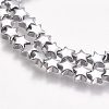 Electroplate Non-magnetic Synthetic Hematite Beads Strands G-K239-20A-2