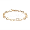 Brass Cable Chain Bracelet BJEW-JB07079-1