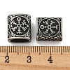 Retro 304 Stainless Steel Slide Charms STAS-B071-12AS-3