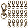 20Pcs Alloy Swivel Lobster Claw Clasps IFIN-YW0003-85AB-1