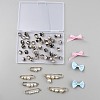 Alloy & Plastic Shoe Buckle Clips AJEW-WH20033-055GP-A-1