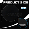 Flat Round Acrylic Chassis Display Pedestals DIY-FG0005-55A-2