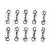 Zinc Alloy Lobster Claw Clasps PALLOY-JF04249-03-1