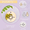 24Pcs 3 Style 201 Stainless Steel Pendants STAS-DC0006-09-4