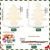 1 Bag Unfinished Wooden Christmas Trees WOOD-SP0001-73-2