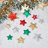 SUPERFINDINGS 120Pcs 12 Style Christmas Star Non-woven Fabric Ornament Accessories DIY-FH0005-71-5