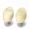 Smooth Surface Alloy Stud Earring Findings PALLOY-T064-36MG-1