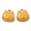 Golden Plated Alloy Charms ENAM-L042-01G-01-2