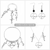 DIY Tibetan Style Jewelry Making Findings Kits PALLOY-CJ0002-27-6