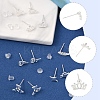 12Pairs 12 Styles Alloy Stud Earrings EJEW-FS0001-29-3