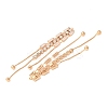 Brass Micro Pave Clear Cubic Zirconia Big Pendants CU-CBAEC99-01G-2