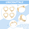 12Pcs 201 Stainless Steel Hoop Earrings STAS-UN0056-85-4