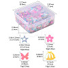 40G 4 Styles Plastic Cabochons RESI-FS0002-13-4