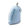 Flocky Resin Pendants FIND-S001-08D-2