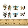 16Pcs 8 Styles Alloy Enamel Pendants ENAM-FS0003-95-5