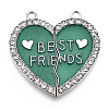 Alloy Enamel Split Pendant LS-ENAM-S130-25I-1