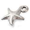 Anti-Tarnish 304 Stainless Steel Pendants STAS-I310-10P-2