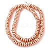 Matte Electroplated Synthetic Non-magnetic Hematite Beads Strands G-L606-F01-01C-3