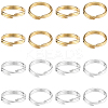 20Pcs 2 Colors 925 Sterling Silver Split Jump Rings STER-SC0001-41A-1