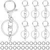 Iron Keychain Clasps DIY-SC0027-06-1