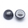 Synthetic Blue Goldstone Cabochons G-P393-R22-6mm-2