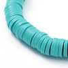 Handmade Polymer Clay Heishi Bead Stretch Bracelets BJEW-JB05090-04-4