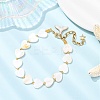 Shell Pearl Beaded Bracelets for Women BJEW-JB12424-1