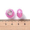 Pearlized Resin European Beads RESI-M001-01G-3