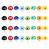 Craftdady 32Pcs 8 Colors Handmade Evil Eye Lampwork Beads LAMP-CD0001-20-2