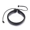 Adjustable Braided PU Leather Cord Bracelets BJEW-P099-11A-1