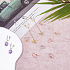 16Pcs 4 Colors Brass Vortex Clip-on Earring Findings FIND-FH0007-97-5