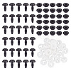 30 Sets Plastic Dog Safety Craft Noses FIND-GO0002-17D-1