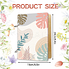 Wooden 2-Ring Loose Leaf Binder Postcard Phote Album Cover DIY-WH0547-031-1