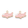 Alloy Enamel Pendants PALLOY-S133-010B-1