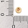 Rack Plating Flat Round Brass Micro Pave Cubic Zirconia Cabochons KK-F874-03G-07-3